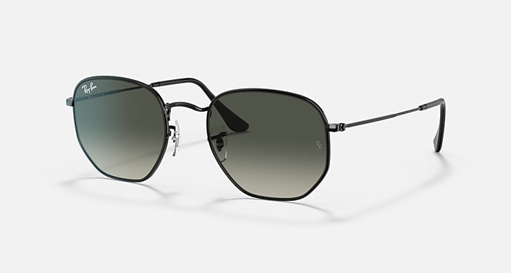 RAY-BAN : RB3548 en noir poli et lentilles dégradé gris | Rb3548 002/71