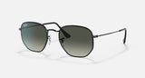 RAY-BAN : RB3548 en noir poli et lentilles dégradé gris | Rb3548 002/71
