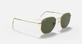 RAY-BAN : RB3548 en or poli et lentilles G-15 Vert | RB3548 919631