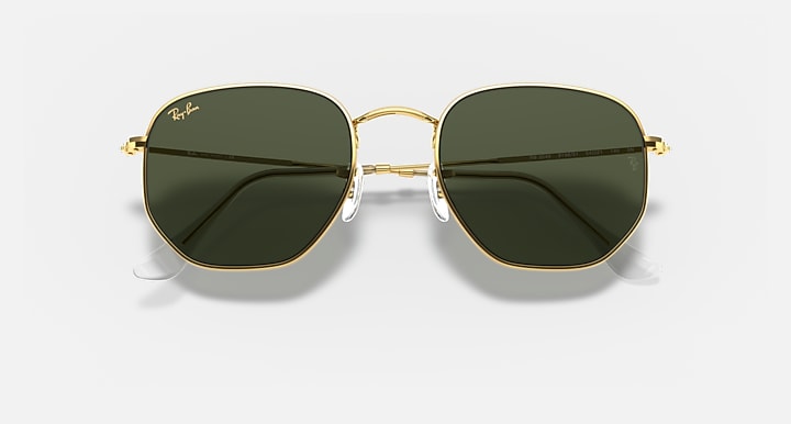 RAY-BAN : RB3548 en or poli et lentilles G-15 Vert | RB3548 919631