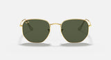 RAY-BAN : RB3548 en or poli et lentilles G-15 Vert | RB3548 919631