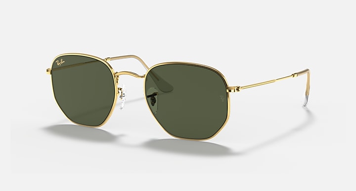 RAY-BAN : RB3548 en or poli et lentilles G-15 Vert | RB3548 919631