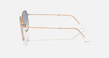 RAY-BAN : RB3548 en or rose poli et lentilles dégradé clair et bleu | RB3548 9202/3f