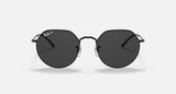 RAY-BAN : JACK en noir poli et lentilles polarisé noir | RB3565 002/48