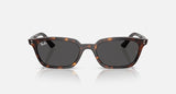 Ray-Ban Zaya Bio-Based Havane Polie Gris foncé Lunette Solaire RB 4456f 1359/87 52