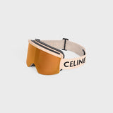 CELINE: Masque De Ski Celine, Miroir Doré