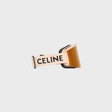 CELINE: Masque De Ski Celine, Miroir Doré