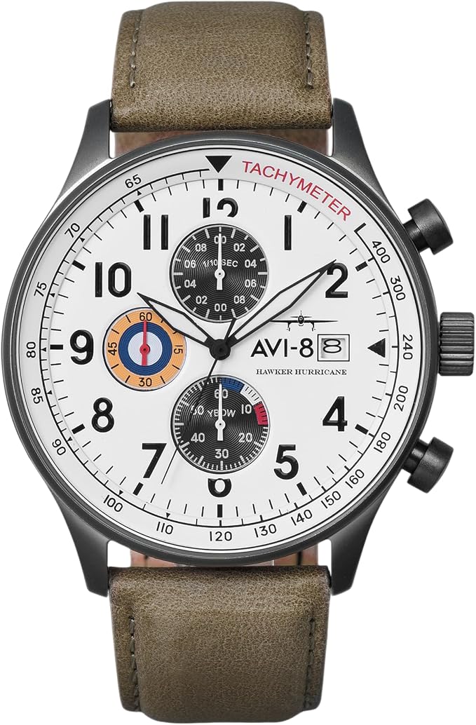 AVI-8 : Avi-8 Hawker Hurricane AV-4011-0b, Chronograph Quartz