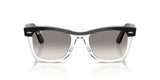 Ray-Ban Wayfarer Lunette Solaire Gris dégradé clair Unisex RB 2240f 1294/32 52
