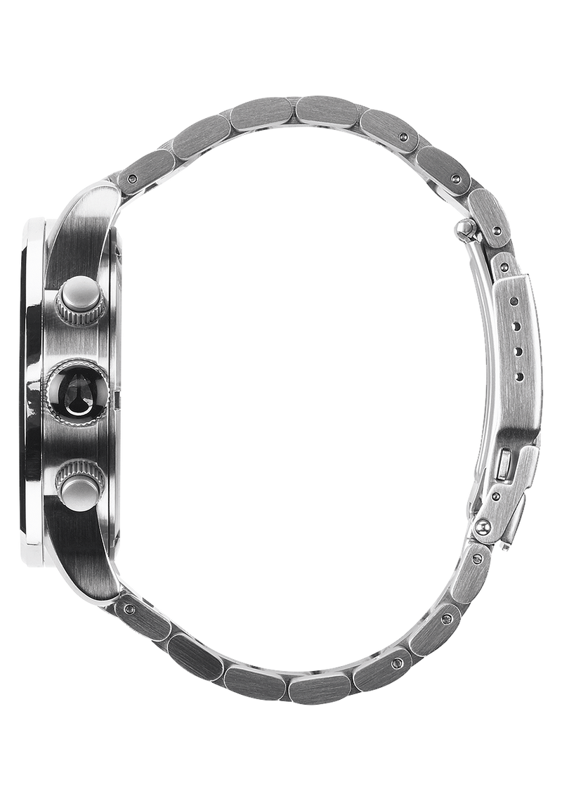 NIXON : X Grateful Dead Sentry Chrono Silver Black