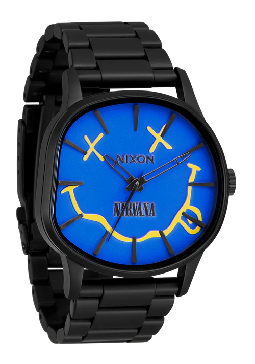 NIXON : Nixon X Nirvana Sentry Wobble, Blue Smiley