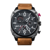 AVI-8 : HAWKER HUNTER Retrograde Chronograph Brun, AV-4052-02