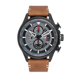 AVI-8 : Avi-8 Hawker Hunter Avon Chronograph Av-4064-03, Brun/ Noir/ Scarlet