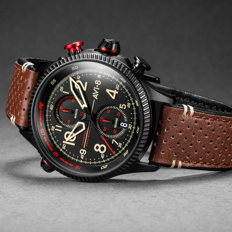 AVI-8 : Avi-8 Hawker Hunter Duke Meca-Quartz chronograph AV-4080-04 Tangmere
