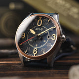 AVI-8 : Avi-8 Spitfire Smith Automatic Bleu Nuit Av-4090-05