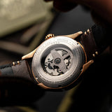 AVI-8 : Avi-8 Spitfire Smith Automatic Noir Vieilli  Av-4090-06