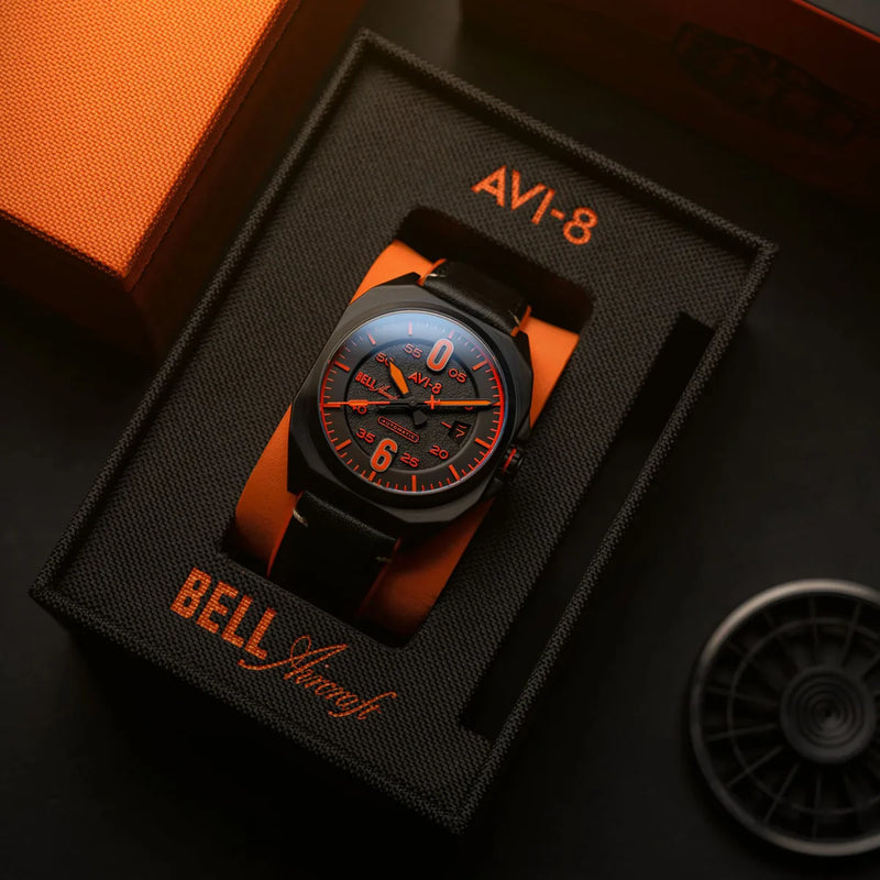AVI-8 : Bell X-1 Machbuster Automatic Jet Black, Av4115-04