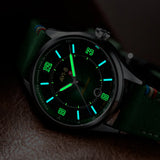 AVI-8 : Flyboy Lafayette Automatic 110th Anniversary Limited Edition Mossy Hue AVI-8 Av4153 01