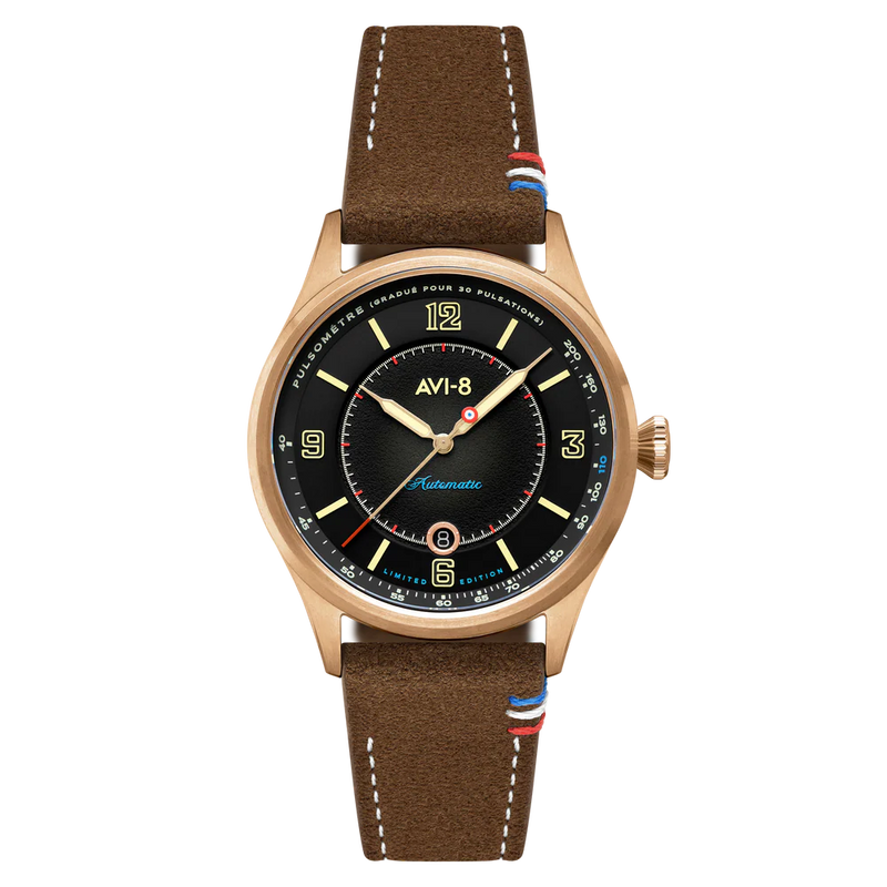 AVI-8 : Flyboy Lafayette Automatic 110th Anniversary Limited Edition Tarmac AV- 4153 04