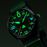 AVI-8 : Avi-8 Spitfire smith 24 Hour Automatic Paddy Green 4154-01