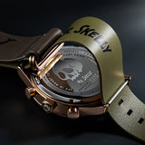 AVI-8 : Avi-8 X Mr. Skelly Hawker Hurricane Classic Chronograph 1924us, Édition Limitée