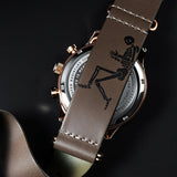 AVI-8 : Avi-8 X Mr. Skelly Hawker Hurricane Classic Chronograph 1924us, Édition Limitée