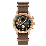 AVI-8 : Avi-8 X Mr. Skelly Hawker Hurricane Classic Chronograph 1924us, Édition Limitée