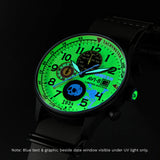 AVI-8 : Avi-8 X Mr. Skelly Hawker Hurricane Classic Chronograph 1924us, Édition Limitée