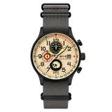 AVI-8 : Avi-8 X Mr. Skelly Hawker Hurricane Classic Chronograph 1924us, Édition Limitée
