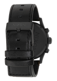 NIXON : Sentry Chrono Leather Matte Black, A1391-3088-00