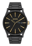 NIXON : Nixon Sentry SS, Black Matte/ Gold A356 1041-00