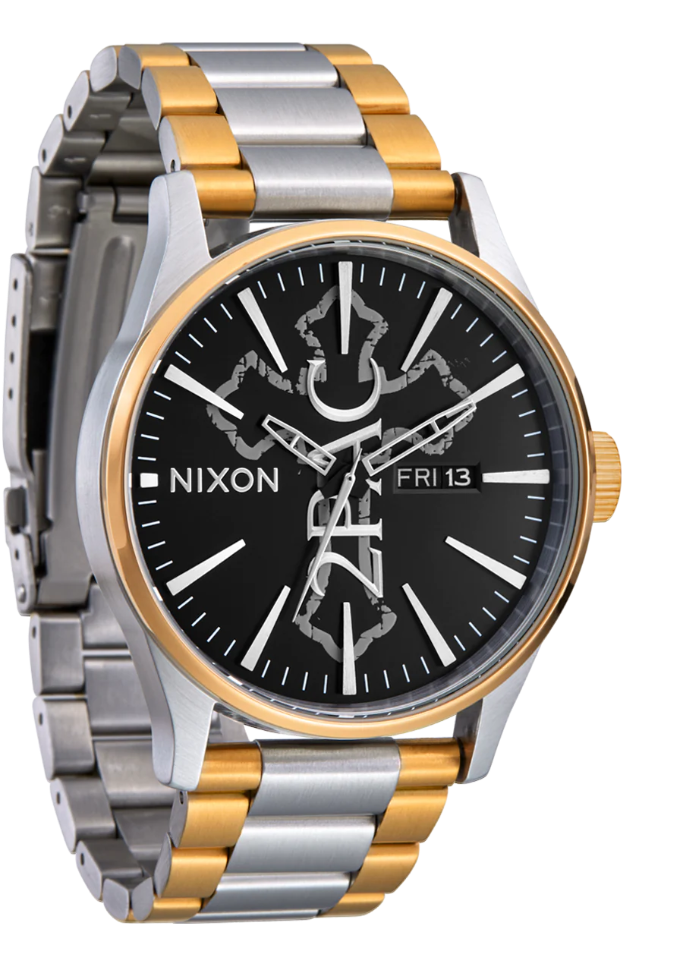 NIXON : X Grateful Dead A1341 1313-00, Gold/ Bear Faces – La NIXON : X Grateful Dead A1341 1313-00, Gold/ Bear Faces – La