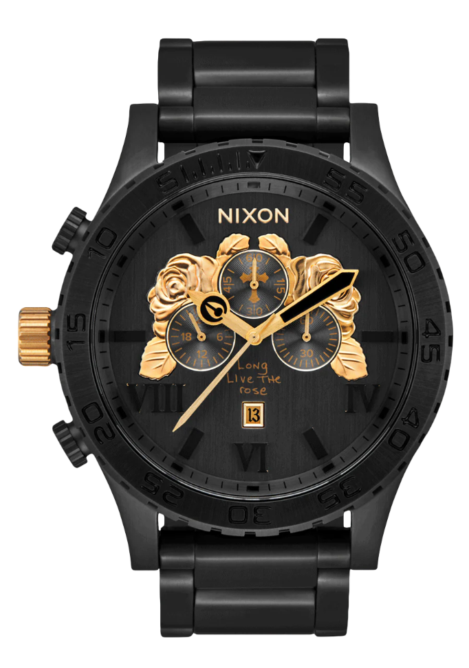 NIXON : Nixon 2PAC 51-30 Black/ Gold A1376 010-00