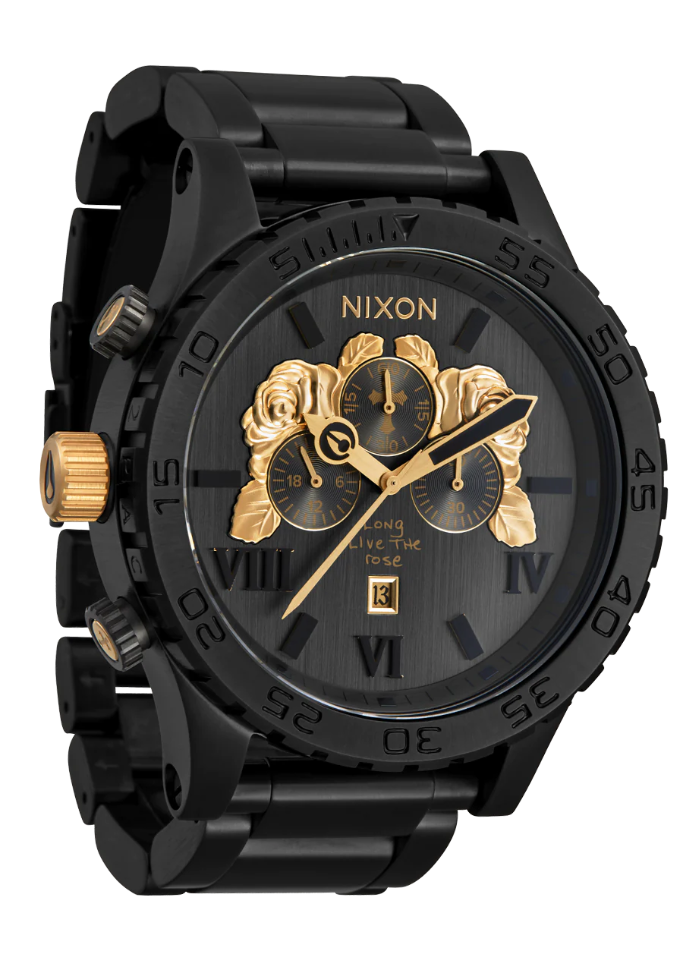 NIXON : Nixon 2PAC 51-30 Black/ Gold A1376 010-00