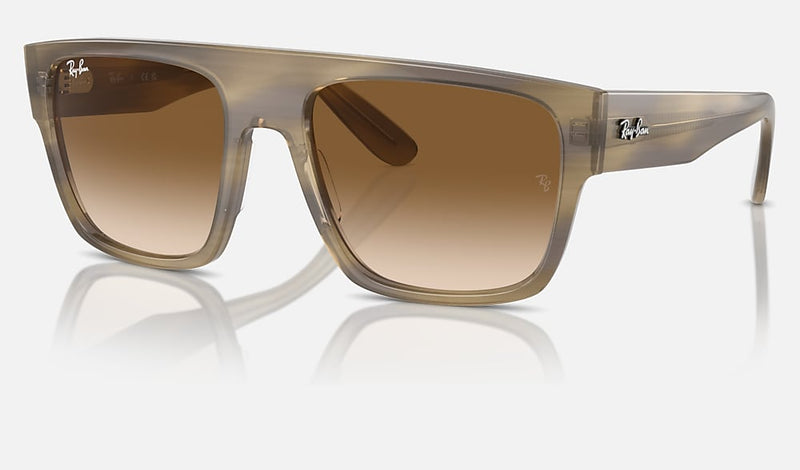 RAY-BAN : Ray-Ban, Drifter, Poli Rayé Vert, Rb0360s 1405/51 57