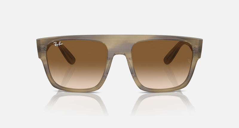 RAY-BAN : Ray-Ban, Drifter, Poli Rayé Vert, Rb0360s 1405/51 57