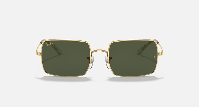 RAY-BAN : Ray-Bam Rectangle, Or/ Vert, Rb1969 9196/ 31 54