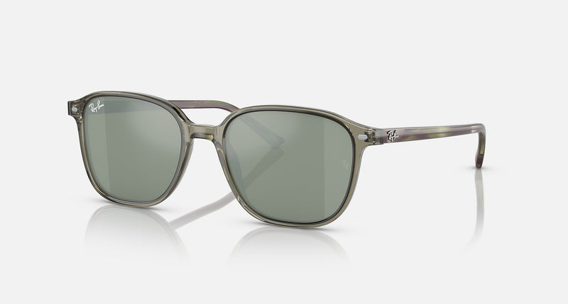 RAY-BAN : Ray-Ban Léonard, Vert/ Argent, Rb2193 66355c 51