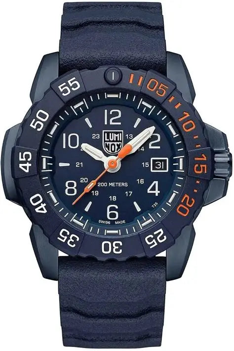 LUMINOX : Luminox Navy SEAL Foundation 'Back to the Blue' Set Watch 45mm with Shadow Blue Dial