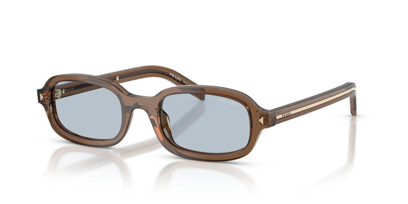 PRADA : Prada PRD06S 30W 50 Bleu/ Gris Transparent