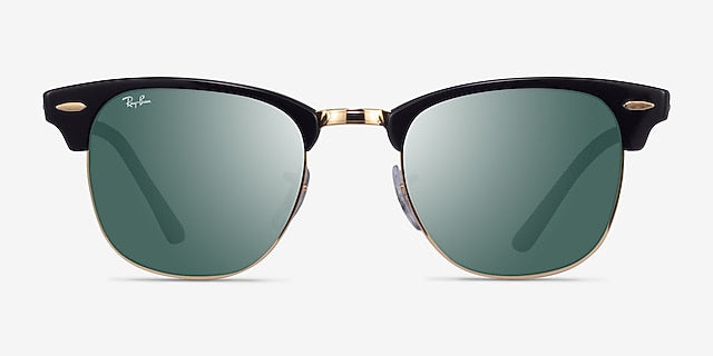 RAY-BAN : Clubmaster Classic À Pont Bas, Acétate Noir sur Havane | Rb3016 12773k 51
