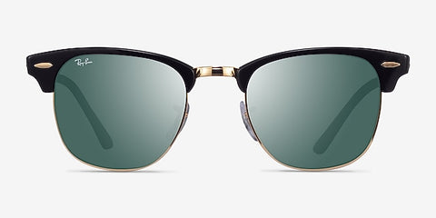 RAY-BAN : Clubmaster Classic À Pont Bas, Acétate Noir sur Havane | Rb3016 12773k 51