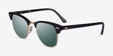 RAY-BAN : Clubmaster Classic À Pont Bas, Acétate Noir sur Havane | Rb3016 12773k 51