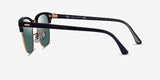 RAY-BAN : Clubmaster Classic À Pont Bas, Acétate Noir sur Havane | Rb3016 12773k 51