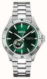 HUGO BOSS : Boss Troper Automatic Argent/ Vert