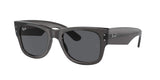 Ray-Ban Mega Wayfarer Gris foncé Lunette Solaire RB 0840s 1406/b1 51