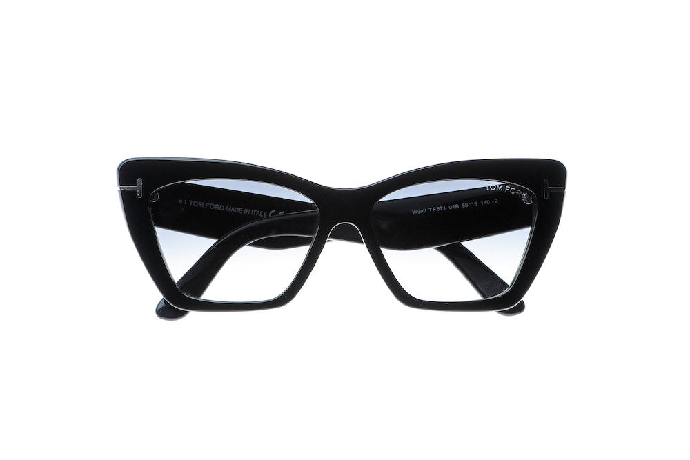 TOM FORD : Eyewear Wyatt TF0871 01B, Shiny Black