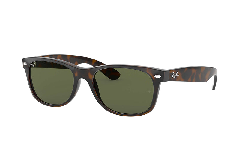 RAY-BAN : New Wayfarer Classic, Havane/Vert Classique G-15