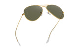RAY-BAN : Aviator Classic, Or/Vert Classique G-15