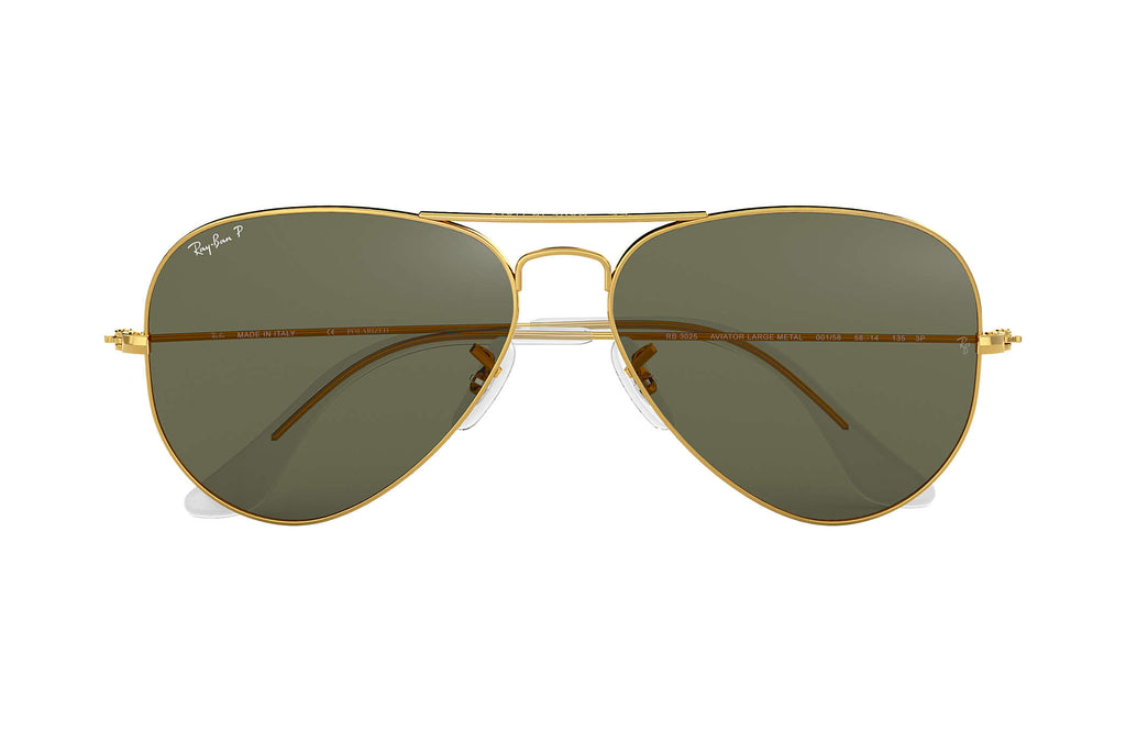 RAY-BAN : Aviator Classic, Or/Vert Classique G-15